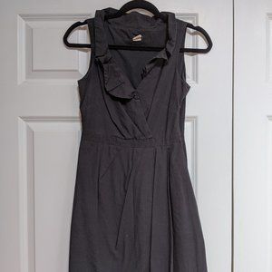 J. Crew wedding Blakely dress in black cotton